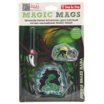Doplňková sada obrázků MAGIC MAGS Jungle Snake Naga k aktovkám GRADE, SPACE, CLOUD, 2IN1 a KID