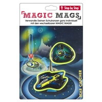 Doplkov sada obrzk MAGIC MAGS Astronaut k aktovkm GRADE, SPACE, CLOUD, 2v1 a KID