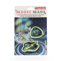 Doplkov sada obrzk MAGIC MAGS Astronaut k aktovkm GRADE, SPACE, CLOUD, 2v1 a KID