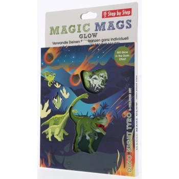 Doplňková sada obrázků MAGIC MAGS Dino Night Tyro k aktovkám GRADE, SPACE, CLOUD, 2IN1 a KID