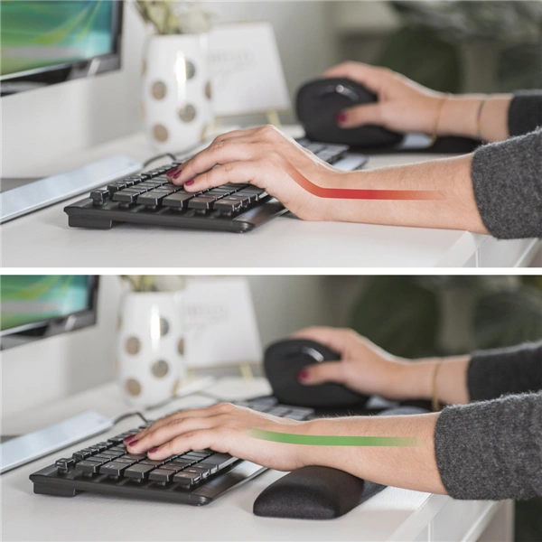 Hama ergonomická podložka pod zápěstí Ergo, černá