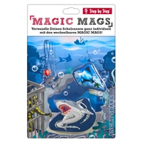 Doplkov sada obrzk MAGIC MAGS Nebezpen ralok k aktovkm GRADE, SPACE, CLOUD, 2v1 a KID