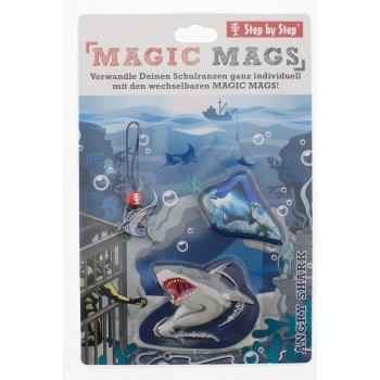 Doplňková sada obrázků MAGIC MAGS Angry Shark Veit k aktovkám GRADE, SPACE, CLOUD, 2v1 a KID