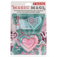 Doplkov sada obrzk MAGIC MAGS Tpytiv srdce k aktovkm GRADE, SPACE, CLOUD, 2v1 a KID