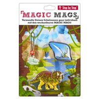 Doplkov sada obrzk MAGIC MAGS Dino Tres k aktovkm GRADE, SPACE, CLOUD, 2v1 a KID