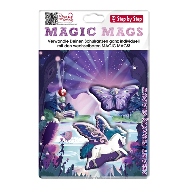 Doplňková sada obrázků MAGIC MAGS Dreamy Pegasus Shadow k aktovkám GRADE, SPACE, CLOUD, 2IN1 a KID