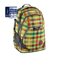 koln batoh coocazoo EvverClevver2, Hip To Be Square Green, certifikt AGR