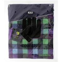 Sportovn pytel na zda coocazoo RocketPocket, Green Purple District