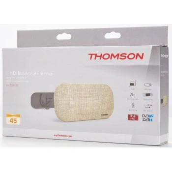 Thomson ANT1539 aktivní pokojová TV anténa, textilní povrch, béžová (rozbalený)