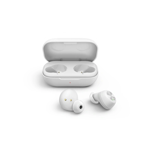Thomson Bluetooth špuntová sluchátka WEAR7701, bezdrátová, nabíjecí pouzdro, bílá