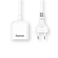 Hama dvojit sov nabjeka USB s kabelem, 2,4 A, 1,9 m