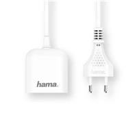 Hama dvojitá síťová nabíječka USB s kabelem, 2,4 A, 1,9 m (rozbalený)
