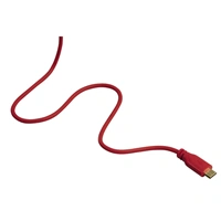 Hama micro USB kabel Flexi-Slim, oboustrann konektor, 0,75 m, erven