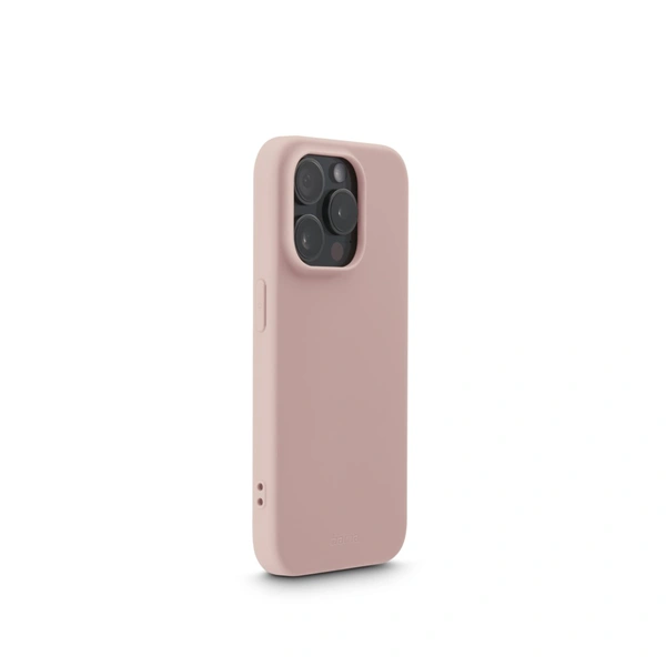 Hama Fantastic Feel, kryt pro Apple iPhone 15 Pro, hebký povrch, barva nude