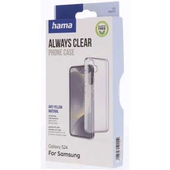 Hama Always Clear, kryt pro Samsung Galaxy S24, nežloutne vždy, průhledný