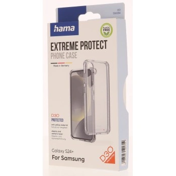 Hama Extreme Protect, kryt pro Samsung Galaxy S24+, materiál D3O®, nežloutne, průhledný