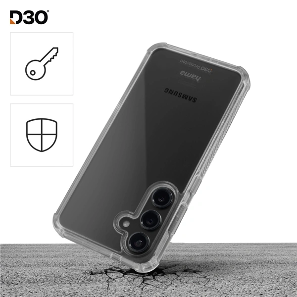 Hama Extreme Protect, kryt pro Samsung Galaxy S24 Ultra, materiál D3O®, nežloutne, průhledný