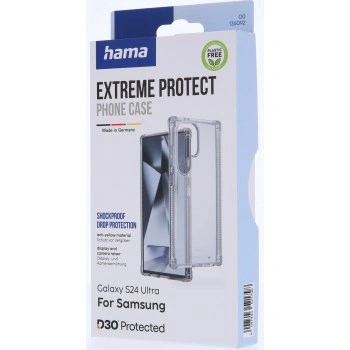 Hama Extreme Protect, kryt pro Samsung Galaxy S24 Ultra, materiál D3O®, nežloutne, průhledný