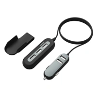 Hama kabelov USB nabjeka do vozidla 2+3, AutoDetect, 10 A, 2 m
