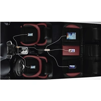 Hama kabelov USB nabjeka do vozidla 2+3, AutoDetect, 10 A, 2 m