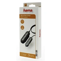 Hama kabelov USB nabjeka do vozidla 2+3, AutoDetect, 10 A, 2 m
