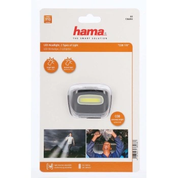 Hama LED čelovka, COB LED diody, 110 Lumenů