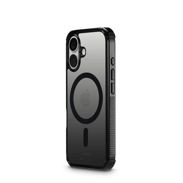 Hama Extreme Protect, kryt pro Apple iPhone 16, magnetický, D3O®, černý