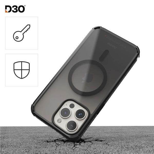 Hama Extreme Protect, kryt pro Apple iPhone 16 Pro, magnetický, D3O®, černý