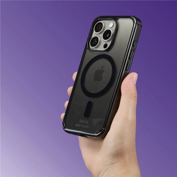 Hama Extreme Protect, kryt pro Apple iPhone 16 Pro, magnetický, D3O®, černý