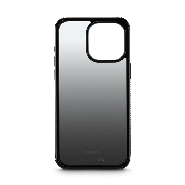 Hama Extreme Protect, kryt pro Apple iPhone 15 Pro Max, materiál D3O®, průhledný černý