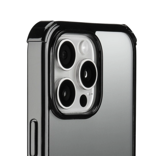 Hama Extreme Protect, kryt pro Apple iPhone 15 Pro Max, materiál D3O®, průhledný černý