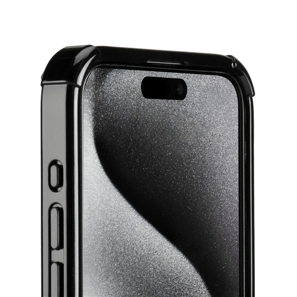 Hama Extreme Protect, kryt pro Apple iPhone 15 Pro Max, materiál D3O®, průhledný černý