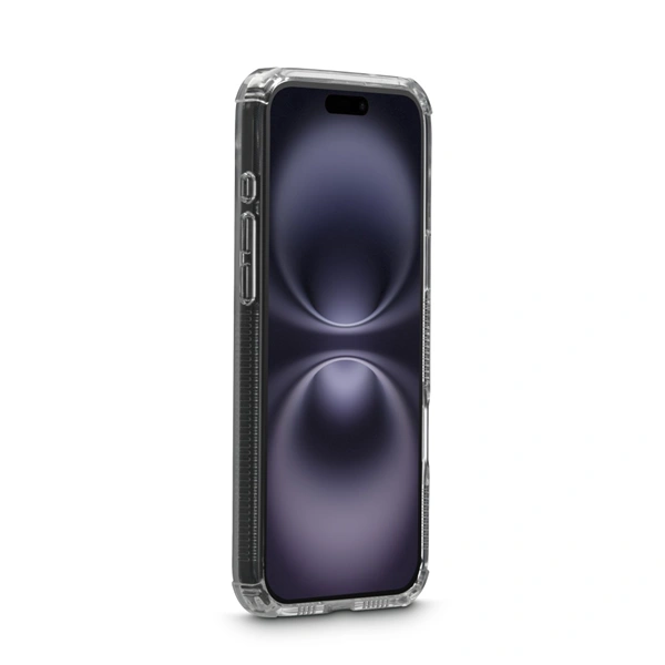 Hama Extreme Protect, kryt pro Apple iPhone 16 Plus, materiál D3O®, nežloutne, průhledný