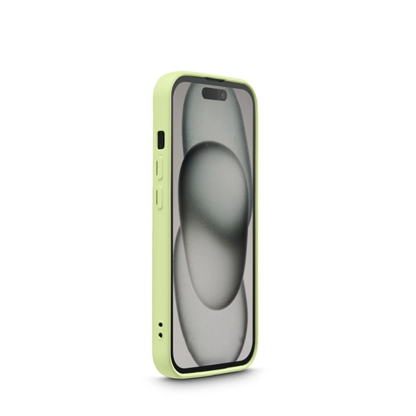 Hama Fantastic Feel, kryt pro Apple iPhone 15, hebký povrch, zelený