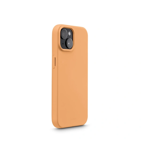 Hama Fantastic Feel, kryt pro Apple iPhone 15, hebký povrch, oranžový