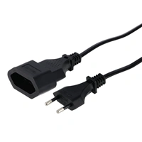 Hama prodluovací napájecí kabel, 2pólová euro vidlice, 5 m