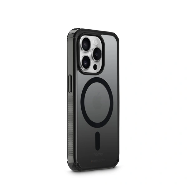 Hama Extreme Protect, kryt pro Apple iPhone 15 Pro, magnetický, D3O®, černý