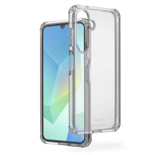 Hama Extreme Protect, kryt pro Samsung Galaxy A16/A16 5G, D3O®, nežloutne, průhledný