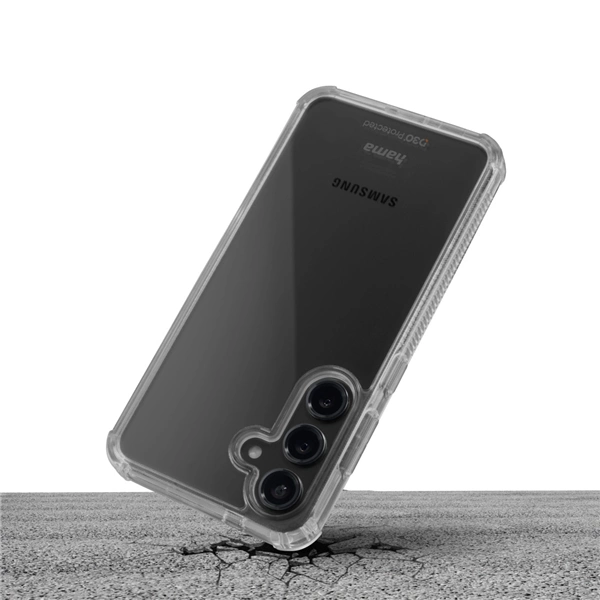 Hama Extreme Protect, kryt pro Samsung Galaxy A16/A16 5G, D3O®, nežloutne, průhledný