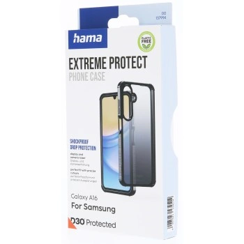 Hama Extreme Protect, kryt pro Samsung Galaxy A16/A16 5G, D3O®, černý