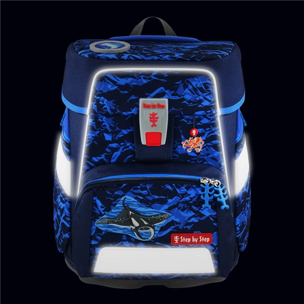 Školní aktovka Step by Step SPACE, Manta Rio - 5 dílný set, AGR certifikát