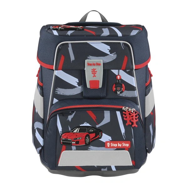 Školní aktovka Step by Step SPACE, Sports Car Mick - 5 dílný set, AGR certifikát