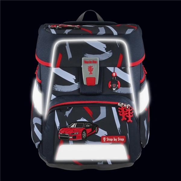 Školní aktovka Step by Step SPACE, Sports Car Mick - 5 dílný set, AGR certifikát