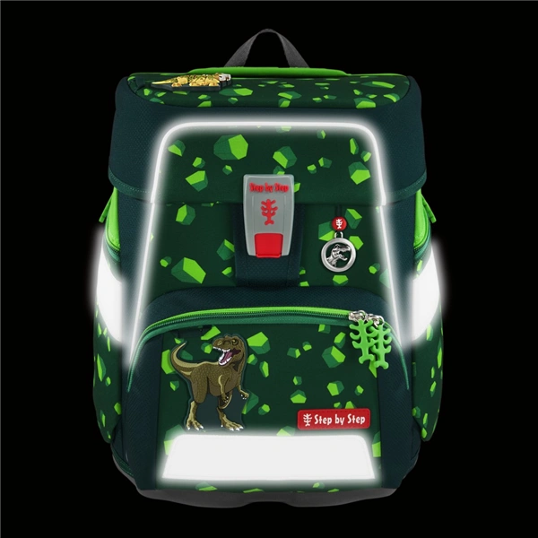 Školní aktovka Step by Step SPACE, Dino Targo - 5 dílný set, AGR certifikát