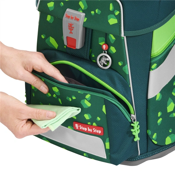 Školní aktovka Step by Step SPACE, Dino Targo - 5 dílný set, AGR certifikát