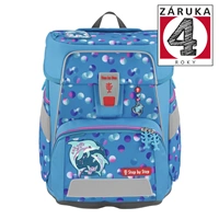 Školní aktovka Step by Step SPACE, Dolphin Finja - 5 dílný set, AGR certifikát