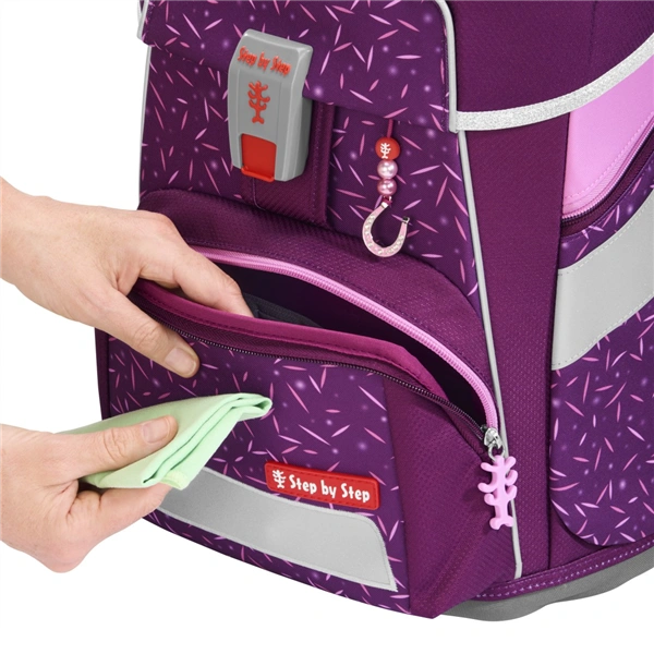 Školní aktovka Step by Step SPACE, Pretty Unicorn - 5 dílný set, AGR certifikát