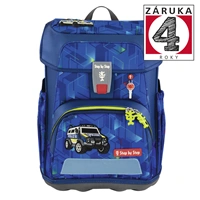 Školní aktovka Step by Step CLOUD, Police Truck Charly - 5 dílný set, AGR certifikát