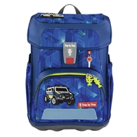 Školní aktovka Step by Step CLOUD, Police Truck Charly - 5 dílný set, AGR certifikát