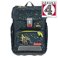 Školní aktovka Step by Step CLOUD, Bagger Rocco - 5 dílný set, AGR certifikát